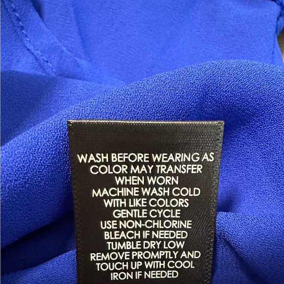 NWT TORRID BLUE BUTTON DOWN TOP BLOUSE TORRID SIZE 1 (SIZE 14/16 - 1X) - Picture 7 of 10